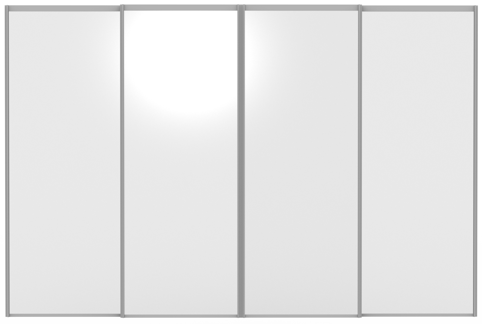 Classic 4 doors (Silver Mirror) Frame Silver size 3200x2290 Liner