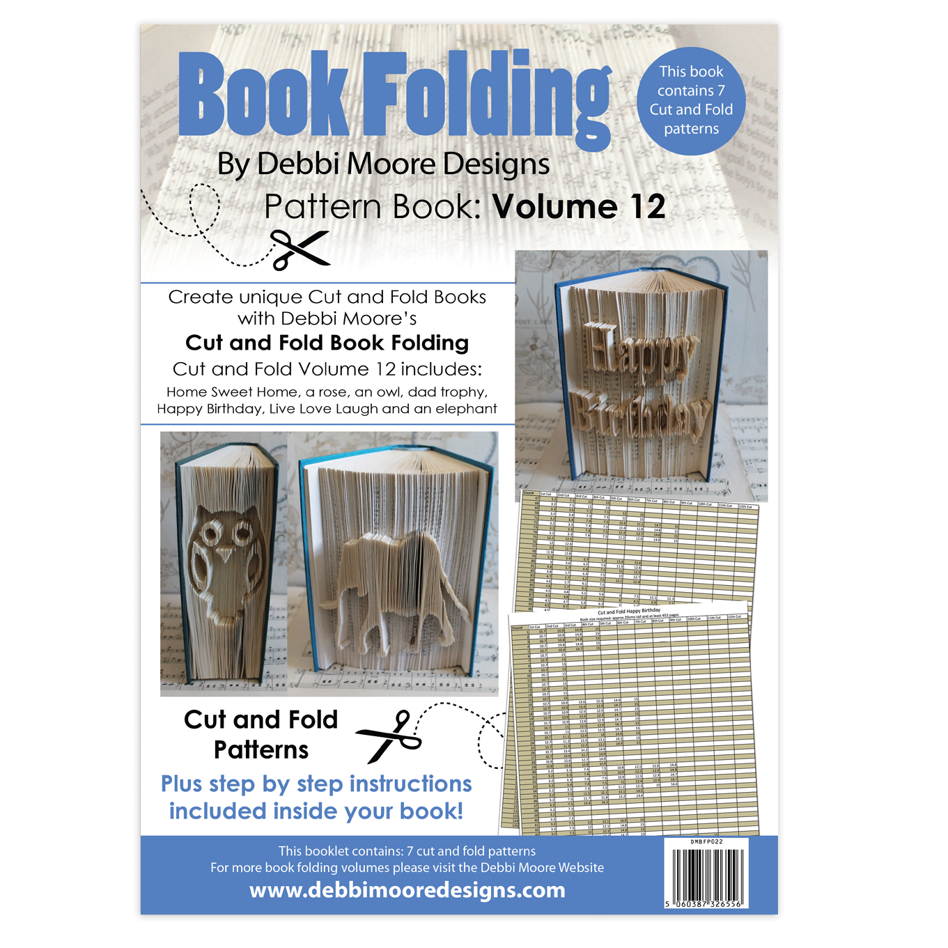 3 Debbi Moore Designs Book Folding Pattern Book Volume 1 7 5 6 2 4 8 or 9 