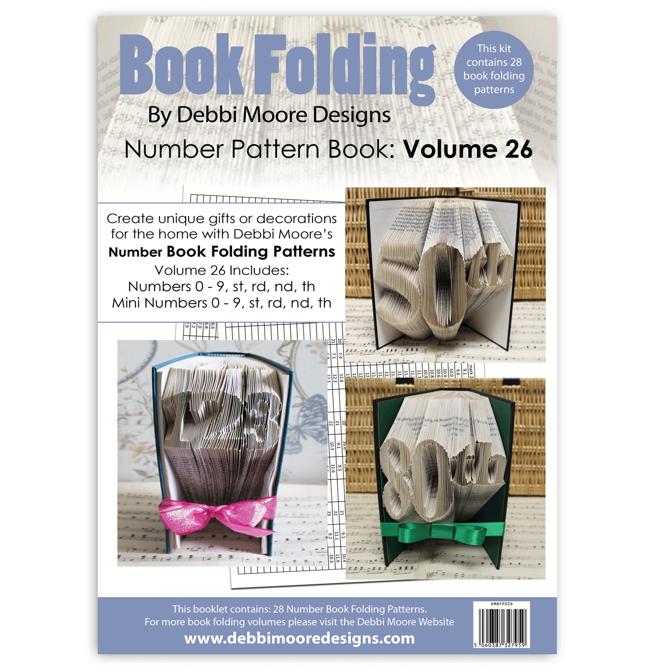 Book Folding Pattern Book 26 Numbers