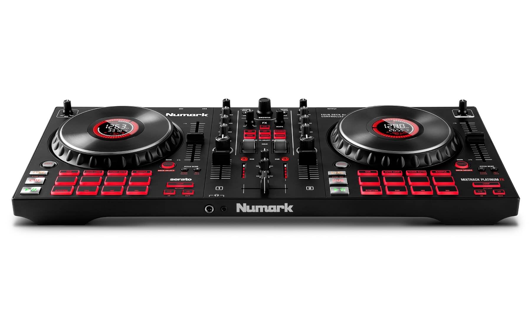 Numark Mixtrack Platinum FX front angle