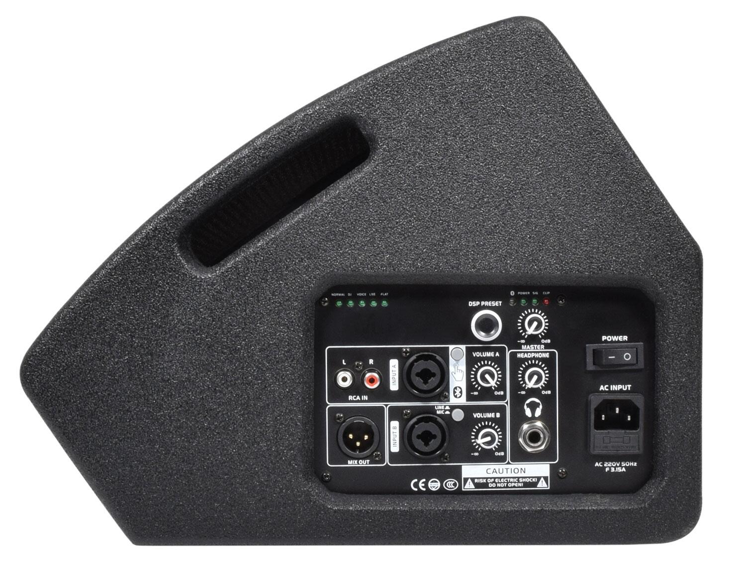 Citronic CM10A Active Wedge Speaker side