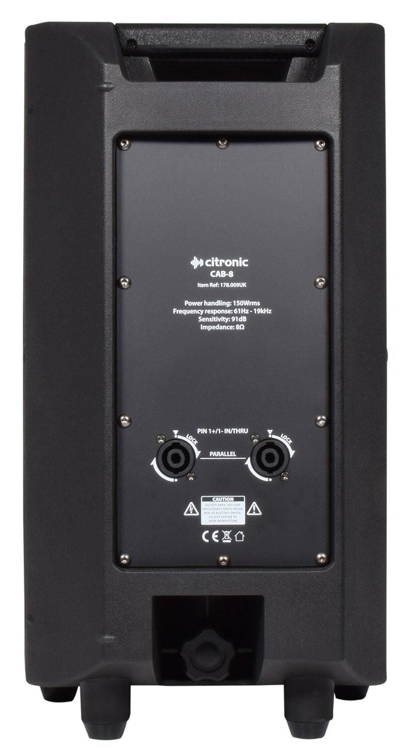 Citronic CAB-8 Passive Speaker Cab rear