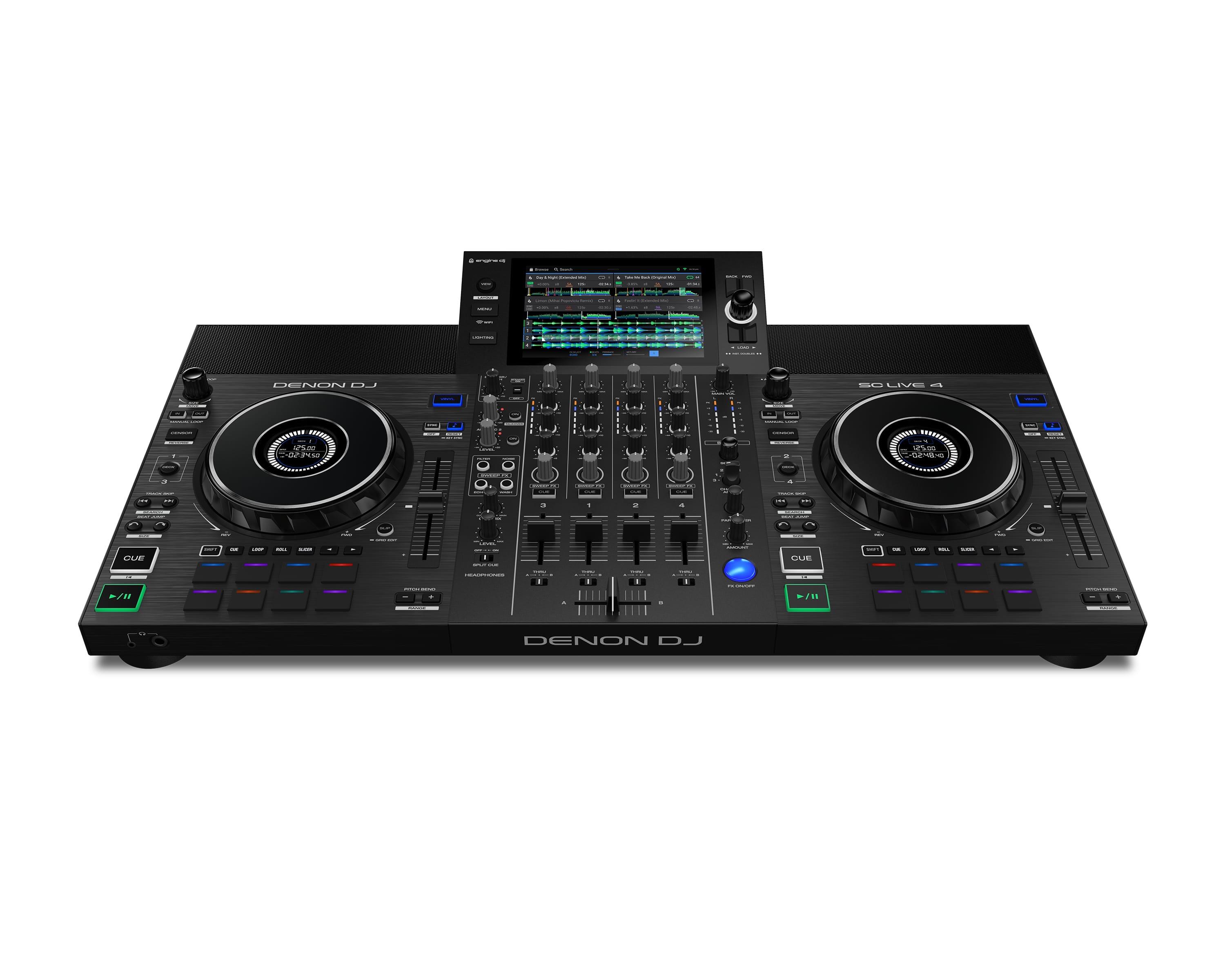 Denon DJ SC LIVE 4 angle front