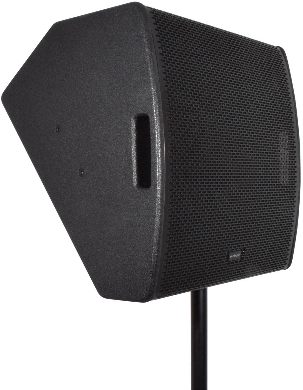 Citronic CM15 Passive Wedge Speaker on pole side