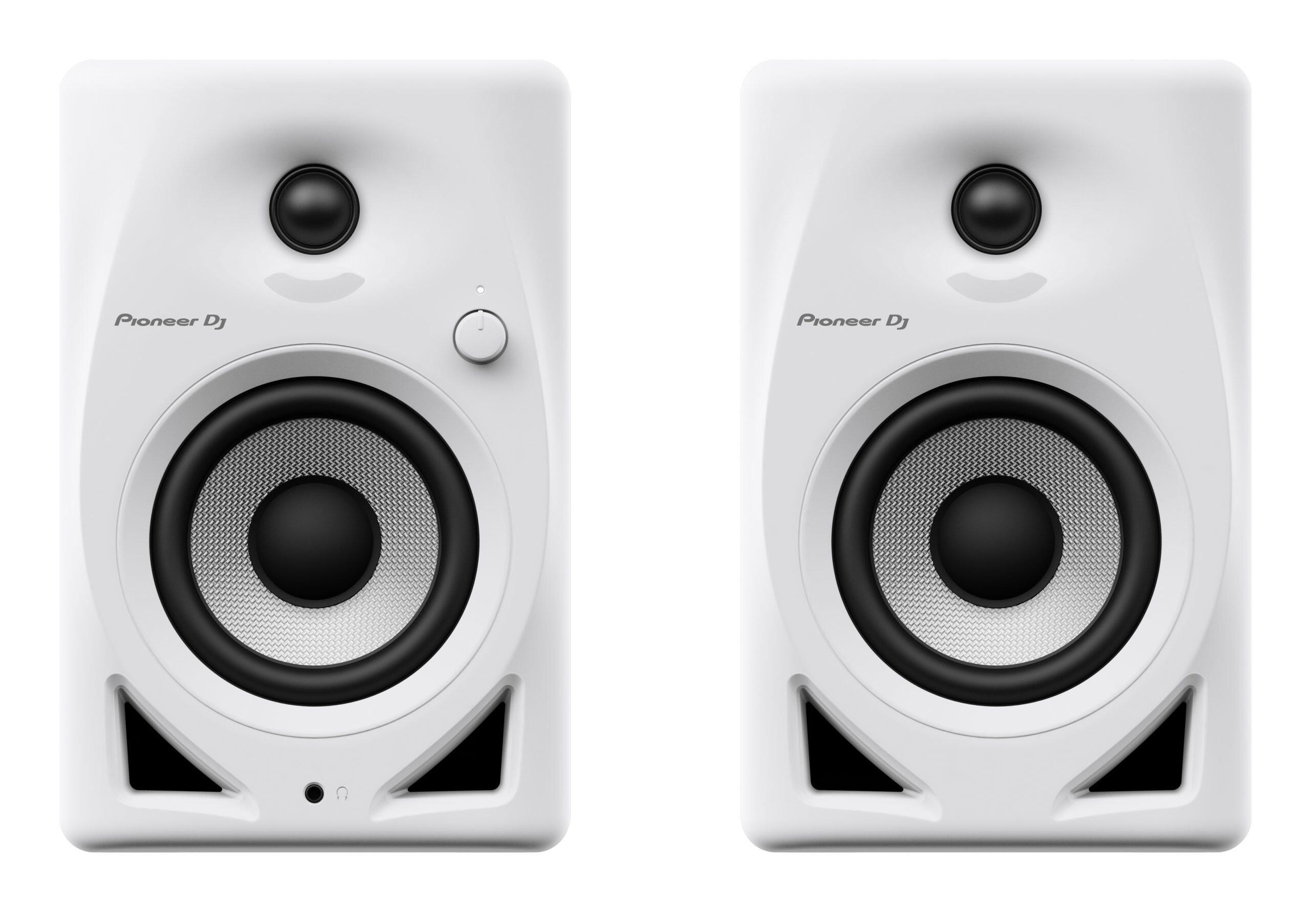 Pioneer DJ DM-40D-W speakers front