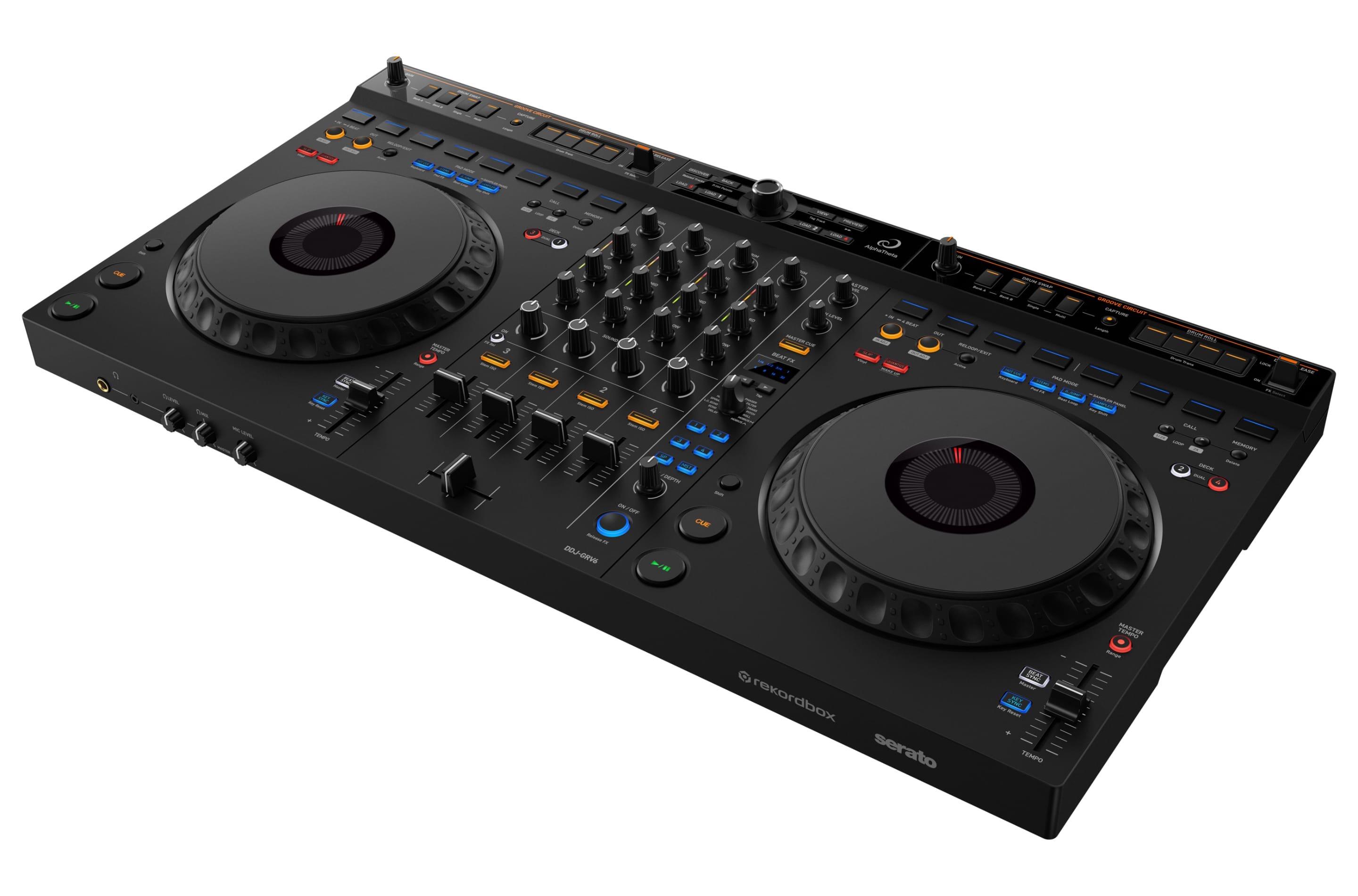 AlphaTheta DDJ-GRV6 angle