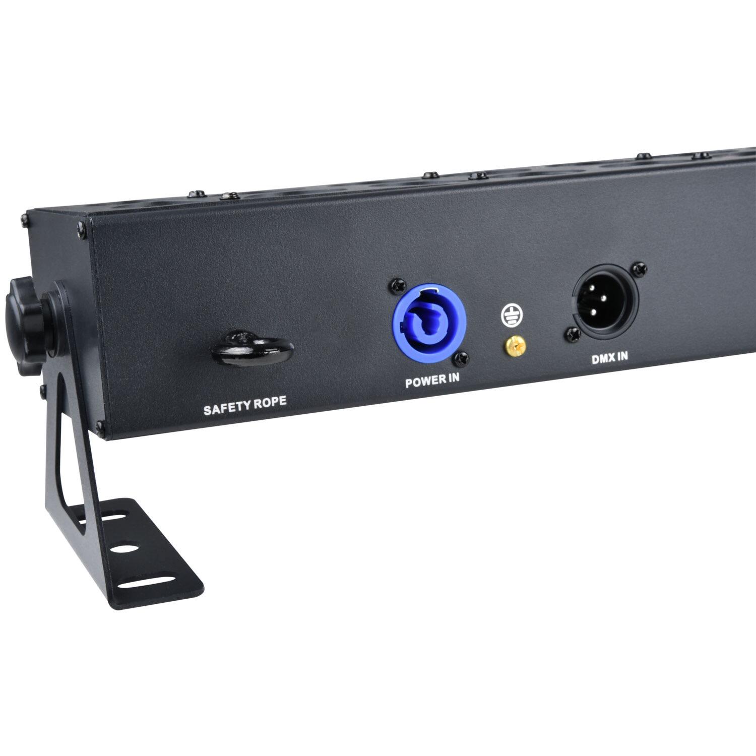 QTX Duplex-Bar: 48 x 3W Double LED Wall Bar connectors detail