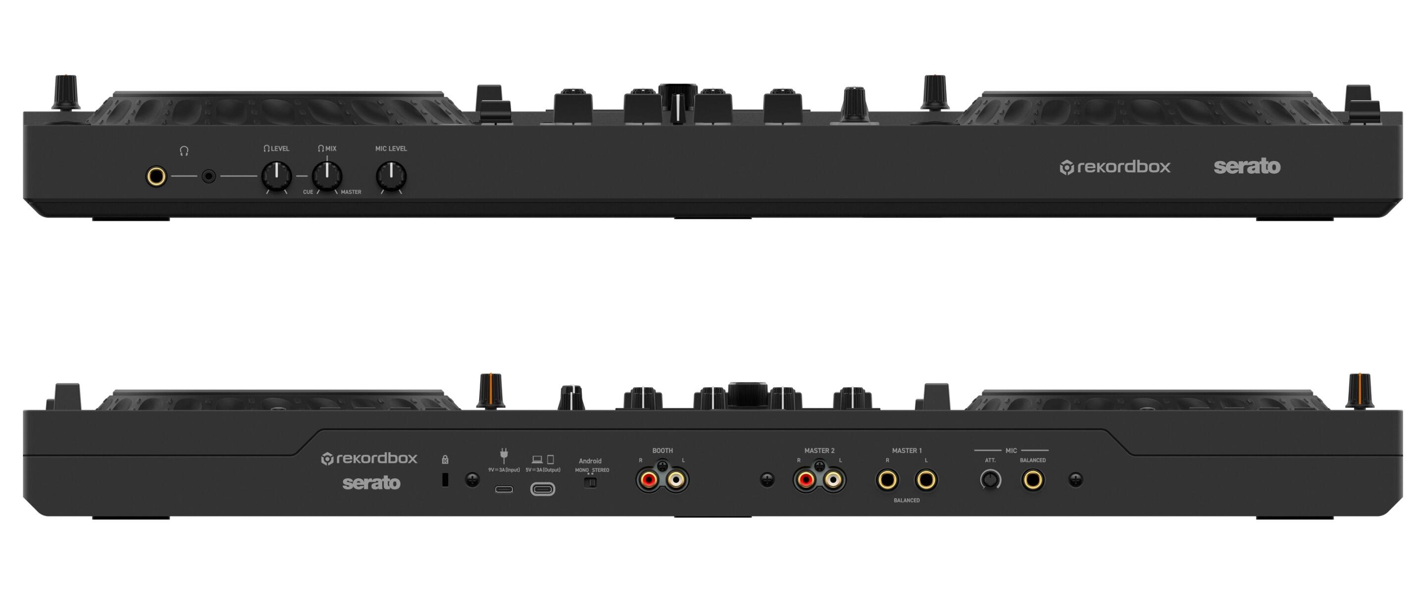 AlphaTheta DDJ-GRV6 front and rear