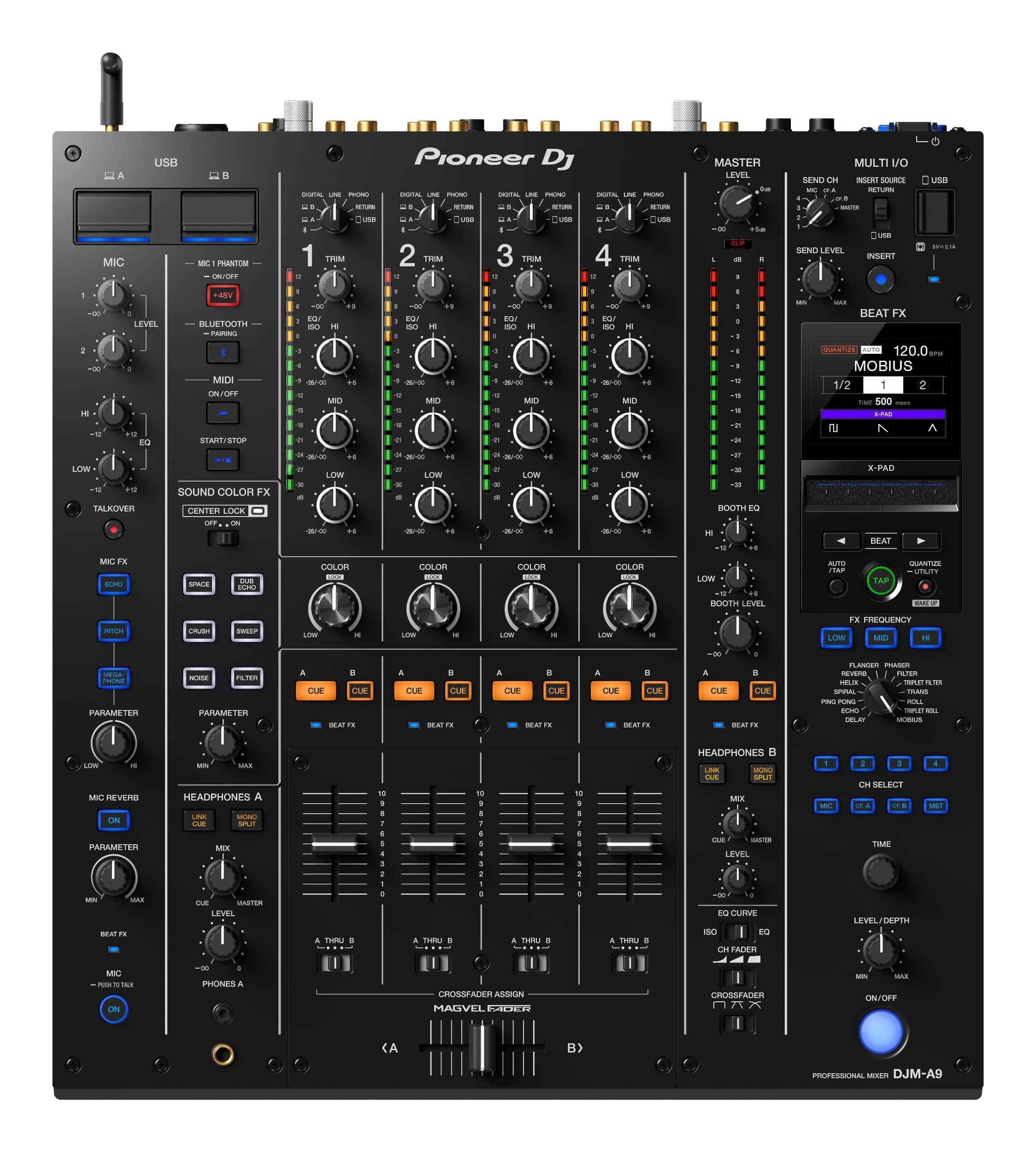 Pioneer DJ DJM-A9 professional DJ mixer top