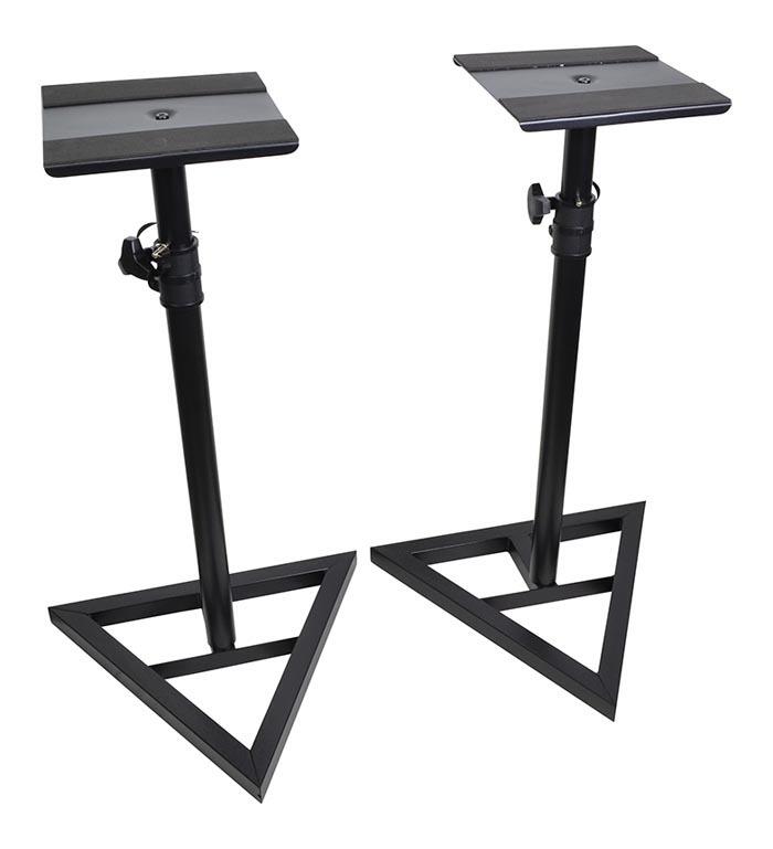 Sound Town STSD-DCM-PAIR Desktop Clamp-On Studio Monitor Speaker Stands (2-Pack) – Adjustable Mounting Brackets