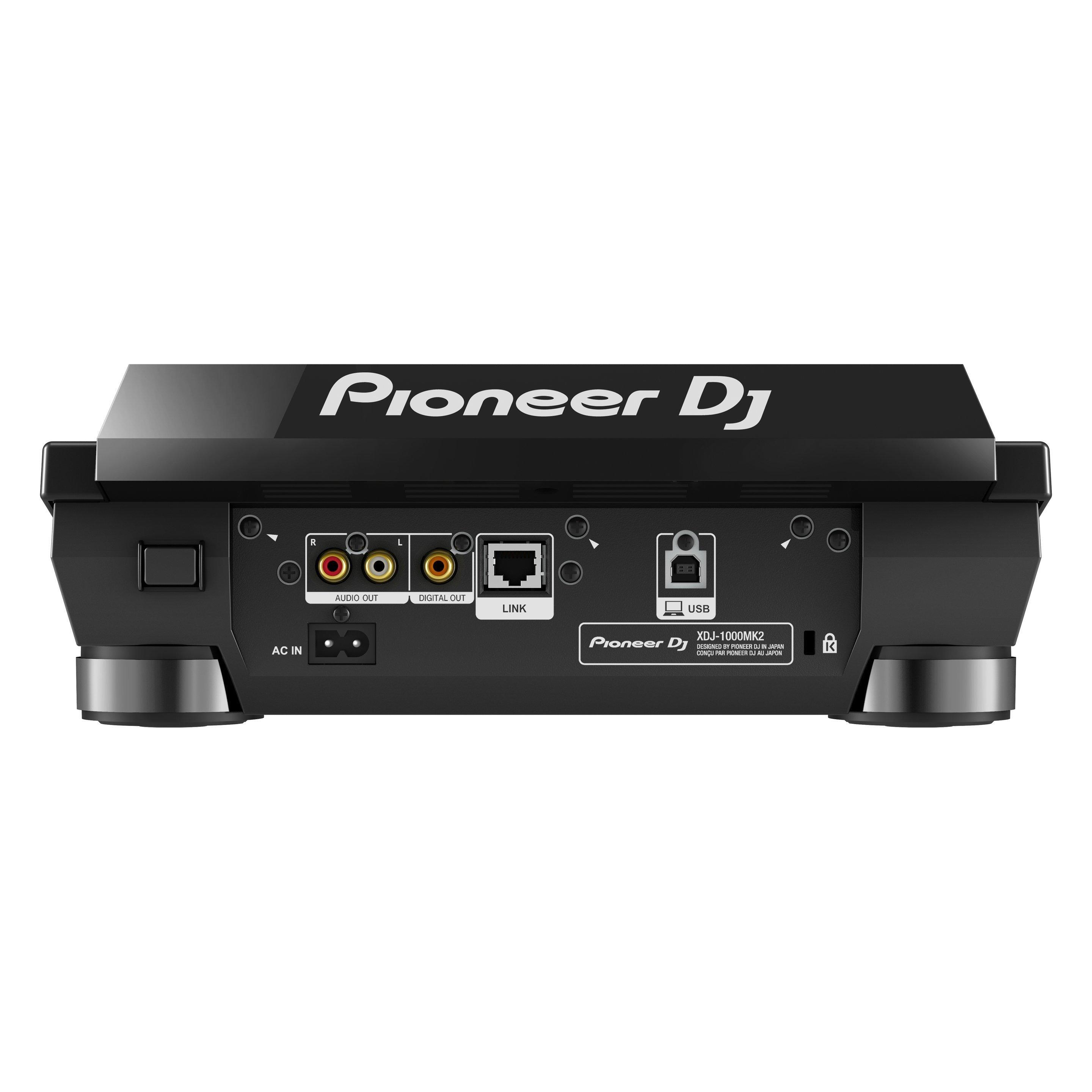 Pioneer DJ XDJ-1000MK2 DJ media player rear
