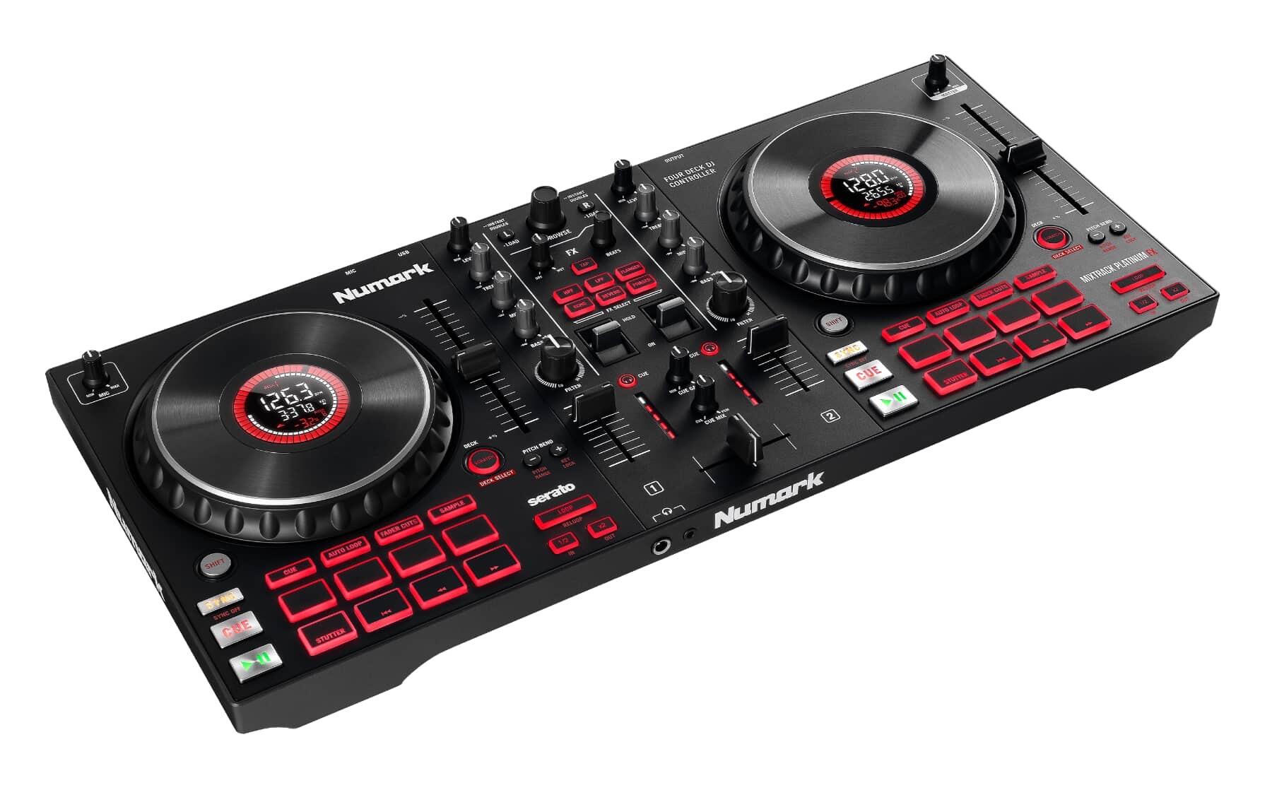 Numark Mixtrack Platinum FX angle