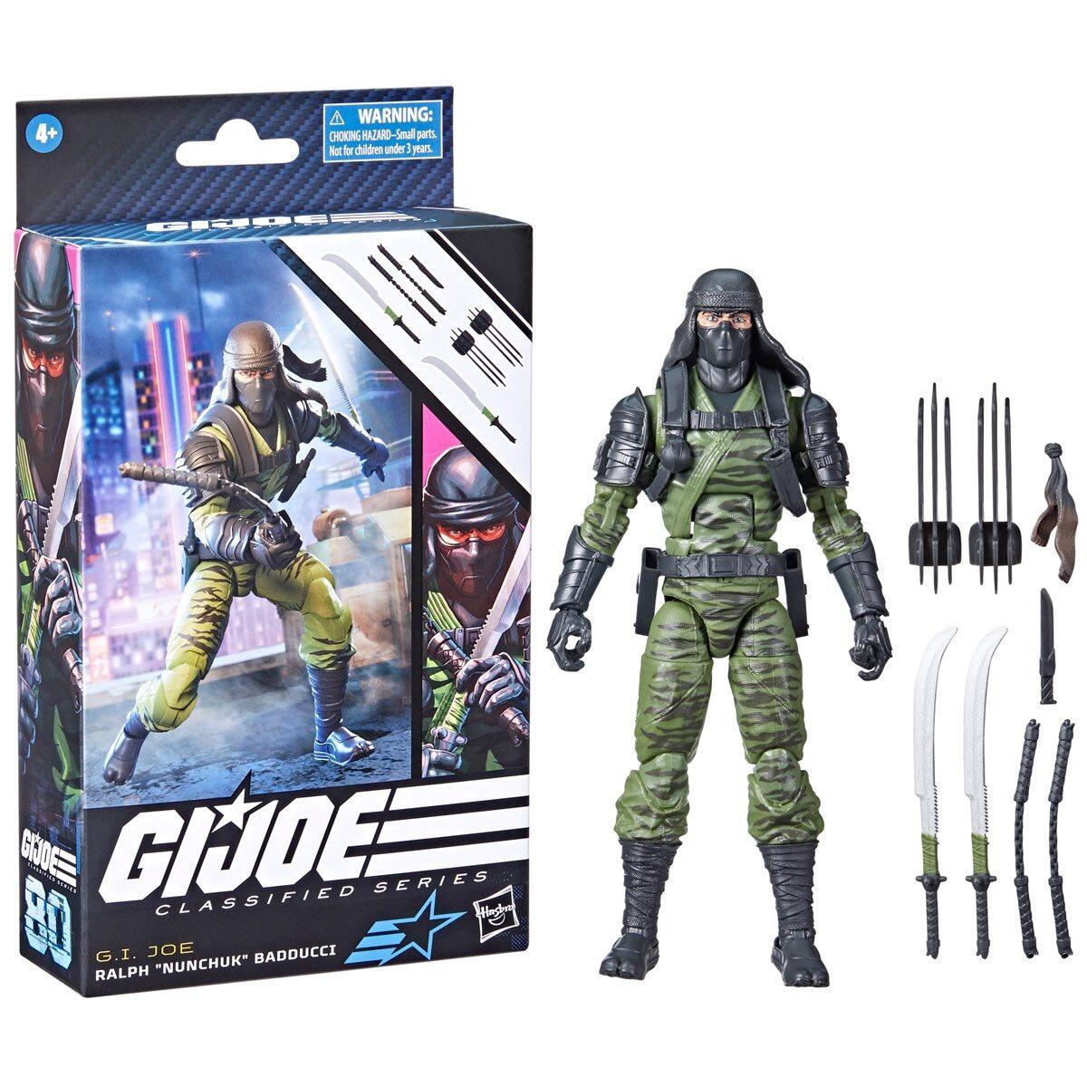 *PREORDER GI Joe CLASSIFIED SERIES ACTION FIGURE Ralph Nunchuk Badducci