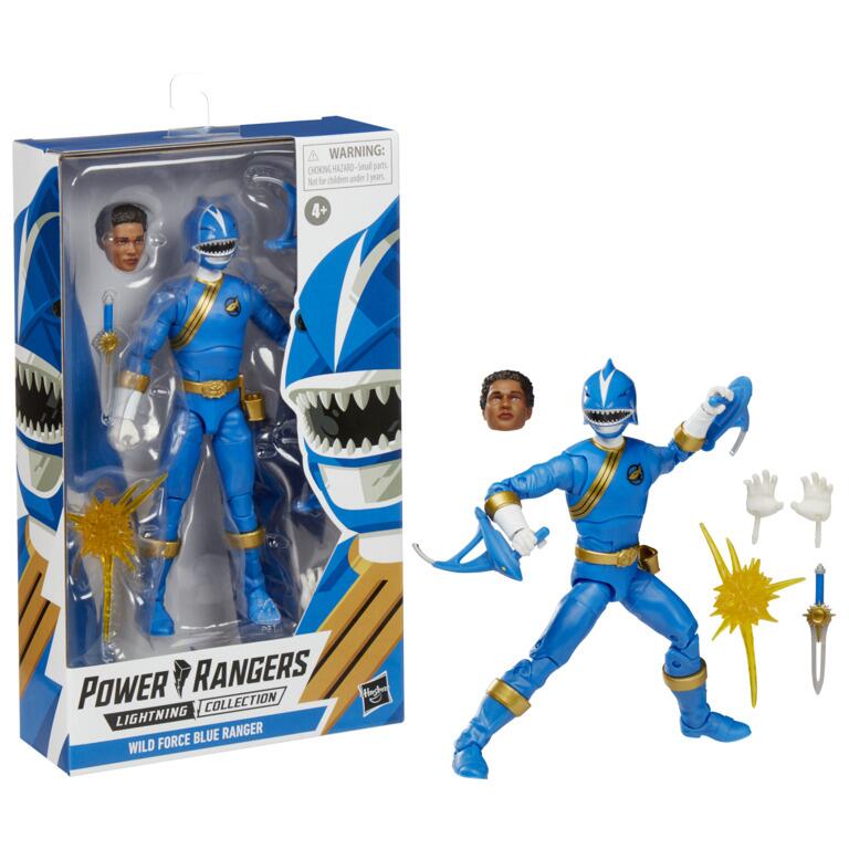 Power Rangers Lightning Collection 6 Inch Action Figure - Wild Force Blue  Ranger