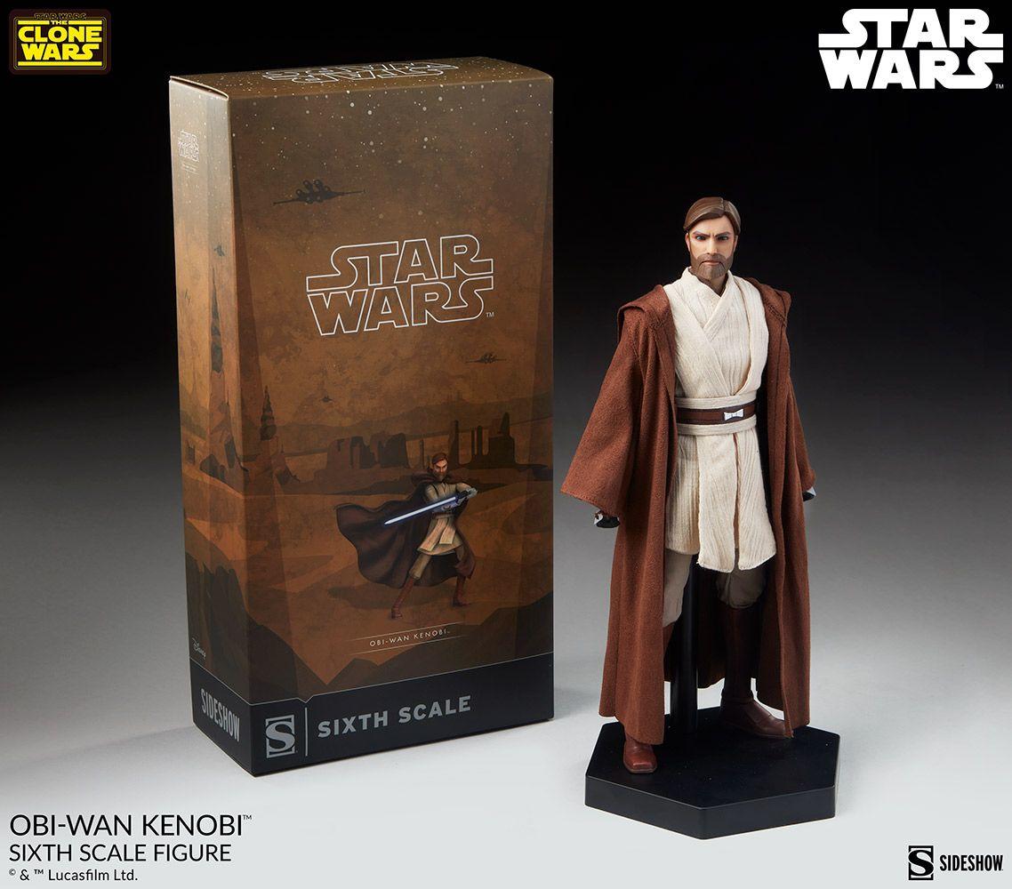 Obi Wan Kenobi Star Wars The Clone Wars Sideshow Collectibles 1 6