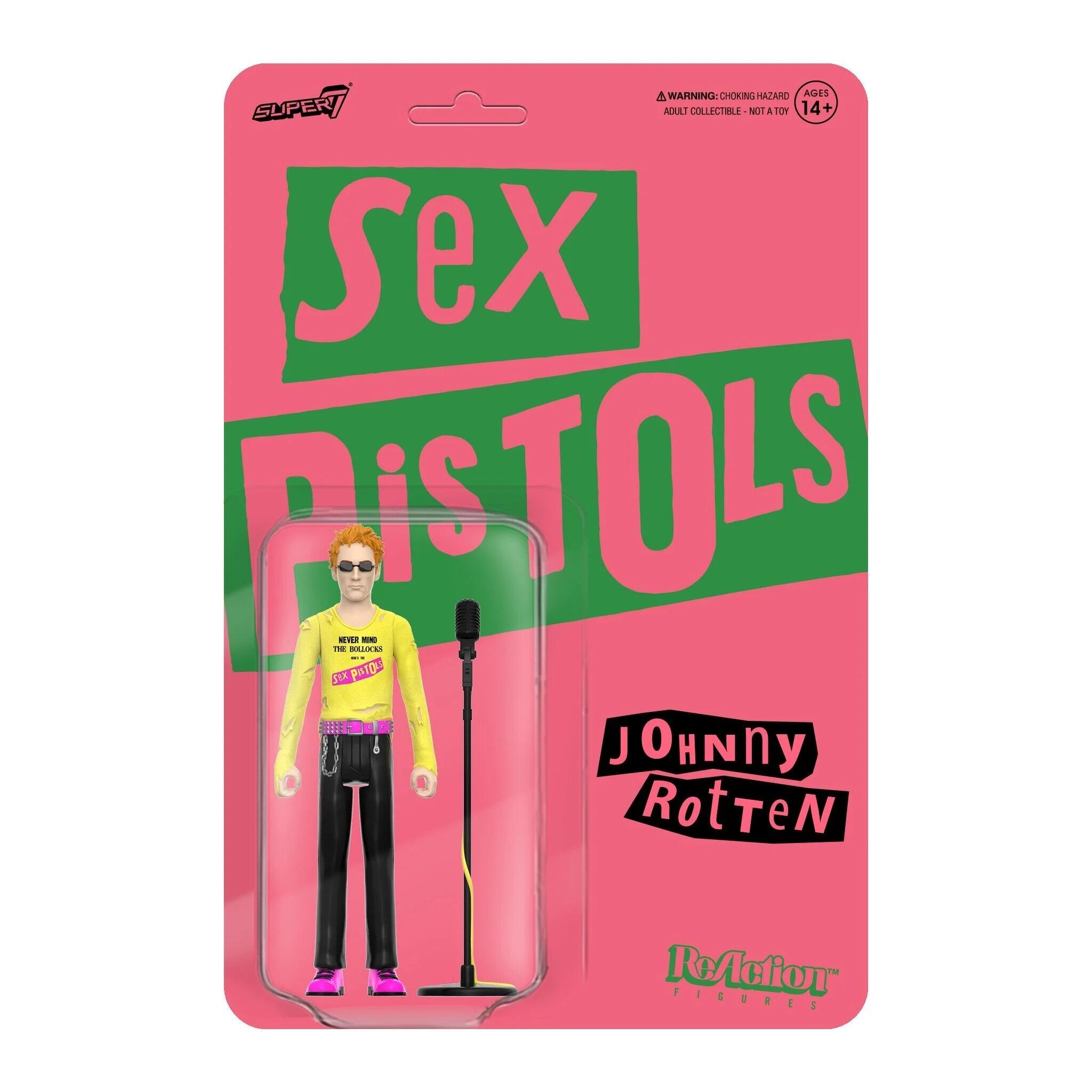 Sex Pistols Reaction Action Figure Wave Johnny Rotten Never Mind