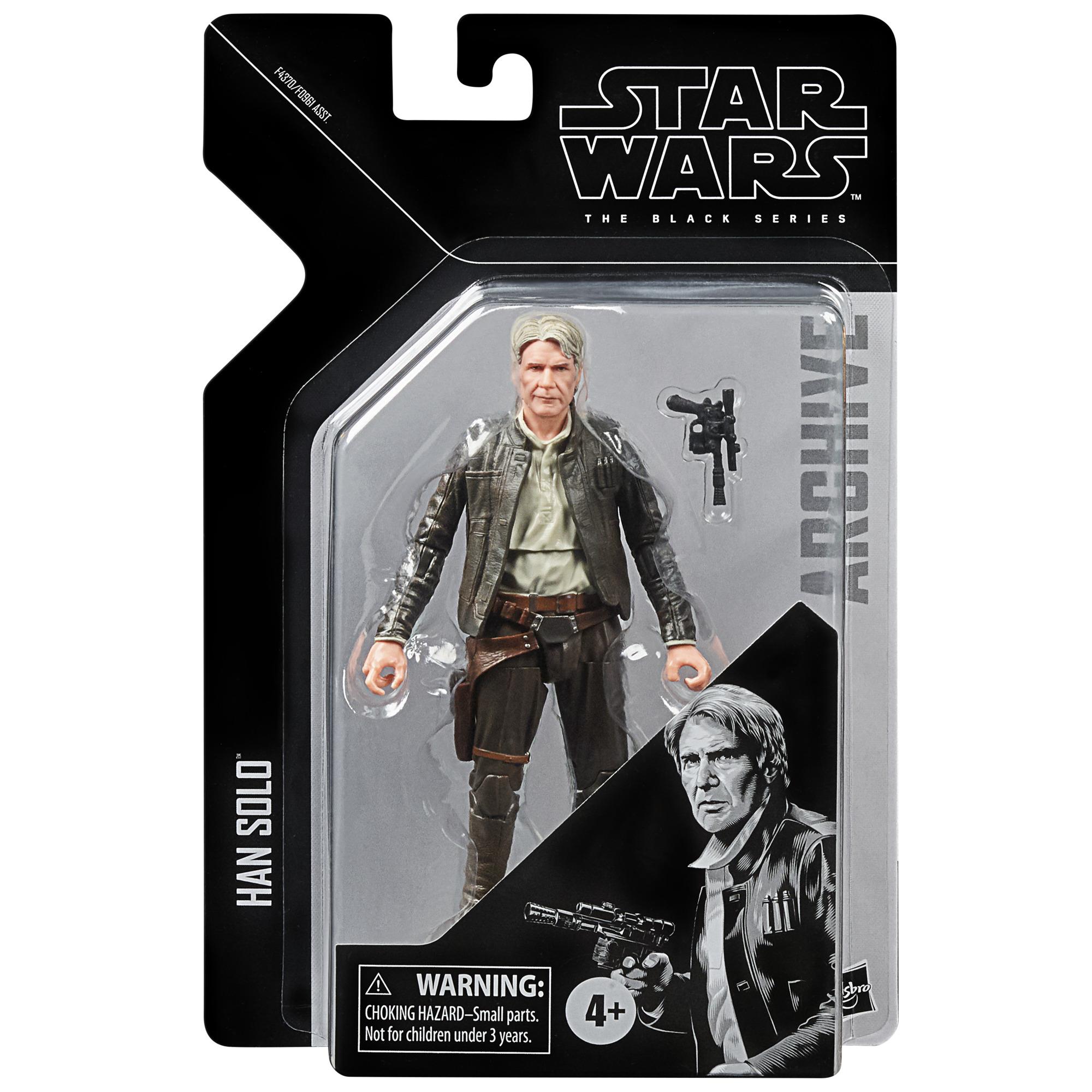 Details about   Star Wars The Black Series 3.75" Inch HAN SOLO Figure from The Force Awakens 