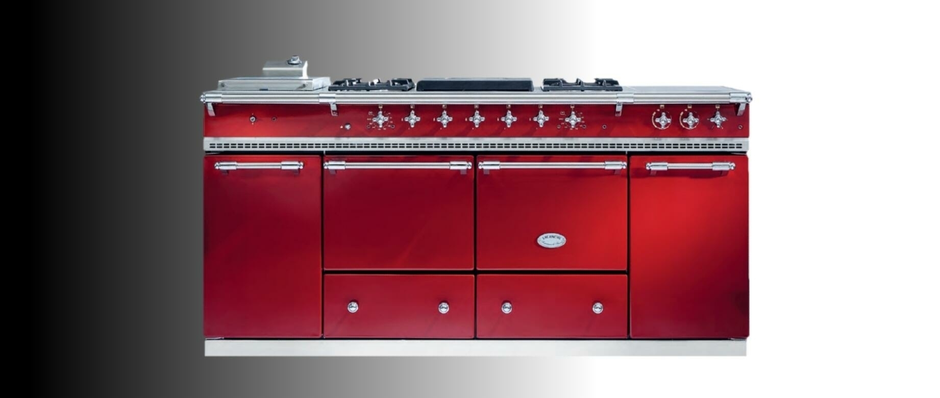 Lacanche Range Oven Red