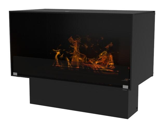 Montreal 800 open-front Hybrid Mist water vapour fire, product render