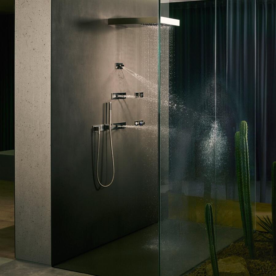 Luxury Shower Enclsosure with waterfall and body jets