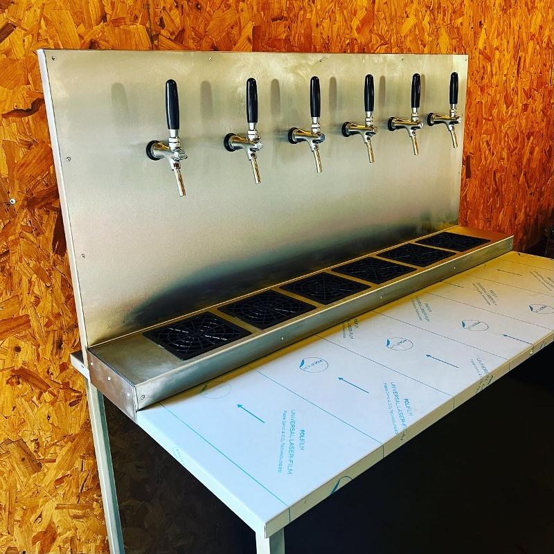 Mobile tap wall caddy bars