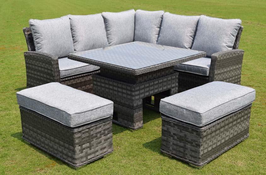 amalfi casual sofa dining set