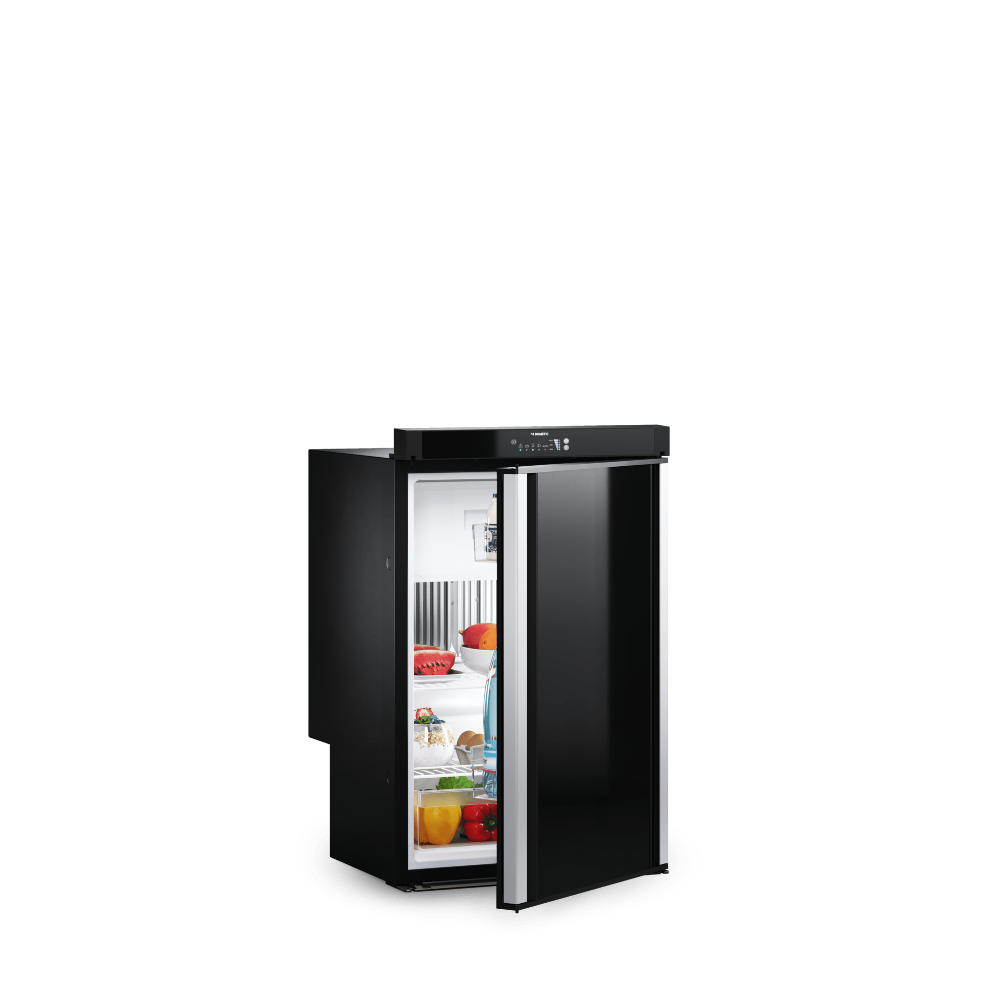 DOMETIC RMS 10.5XP Double Hinged Absorption Fridge Freezer Open
