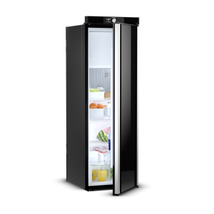 DOMETIC RCL 10.4ET Double Hinged Slim Tower Compressor Fridge Freezer Open