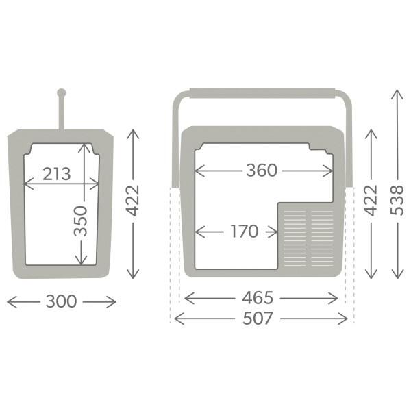 DOMETIC CFF 18 Dimensions