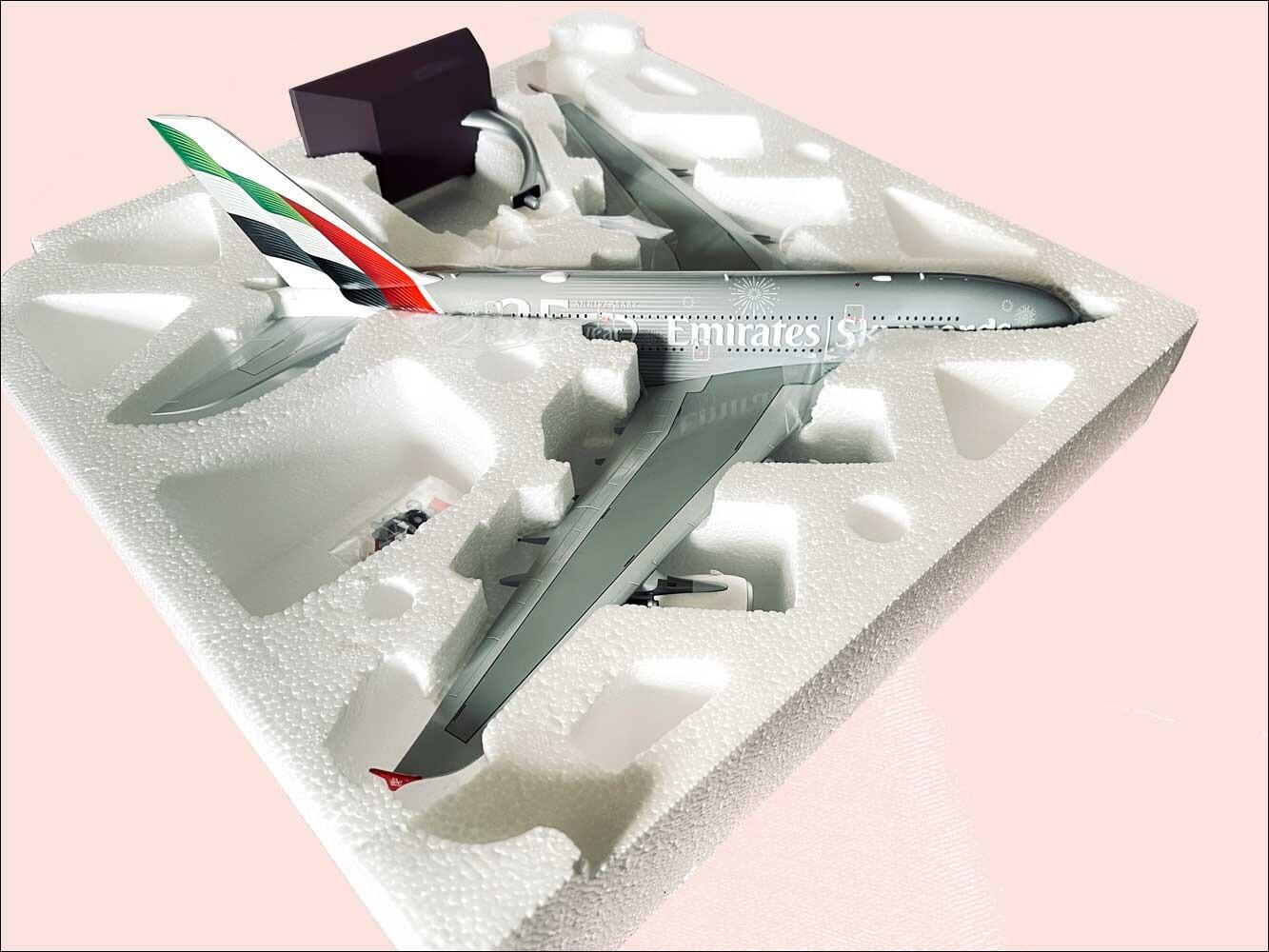 1:200 scale Emirates A380 model aircraft