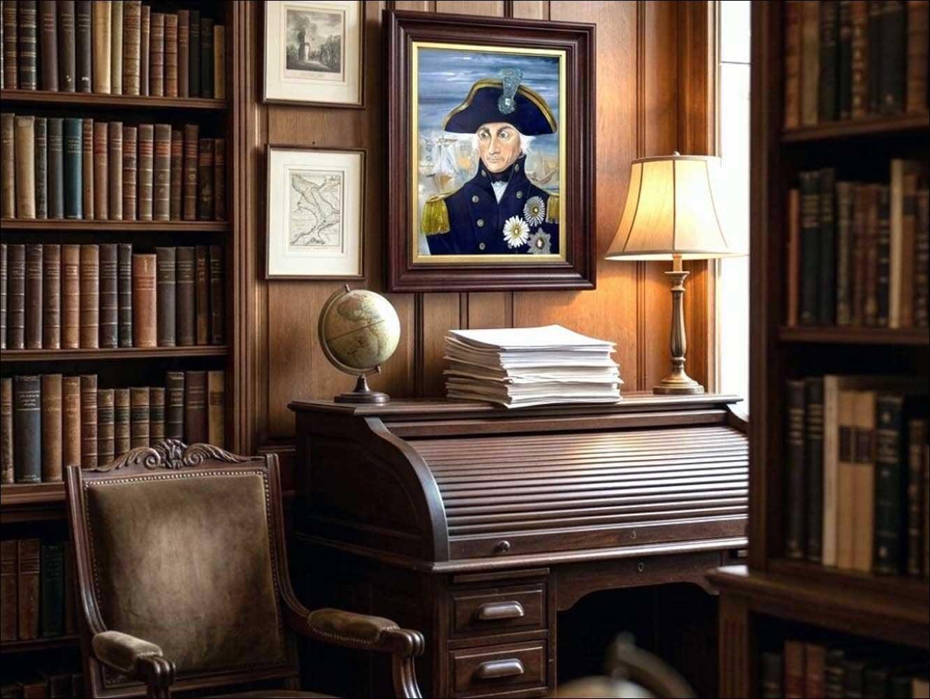 Print of Lord Nelson to hang on the wall