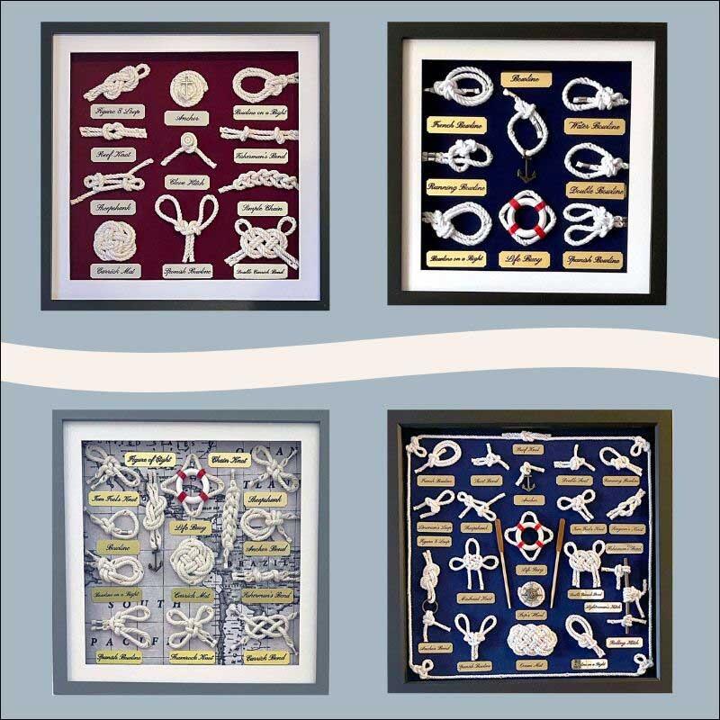 framed KNOT BOARDS TO HANG ON THE WALL