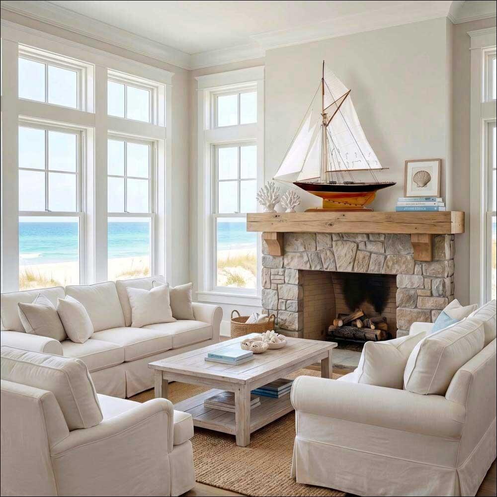 Coastal home decoration J-Class Penduick