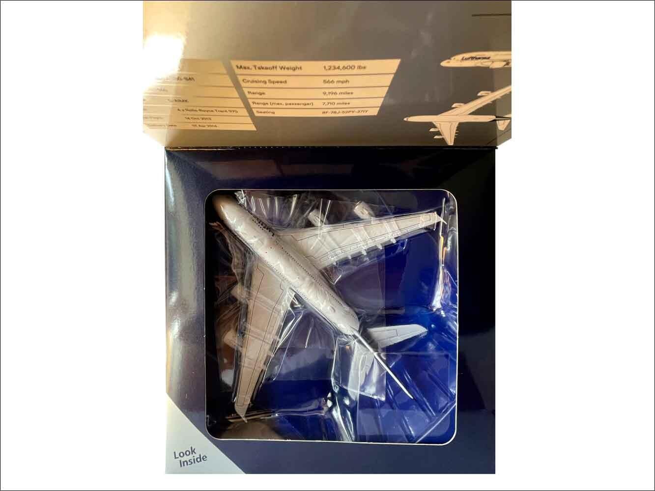 Miniature Airbus A380 model