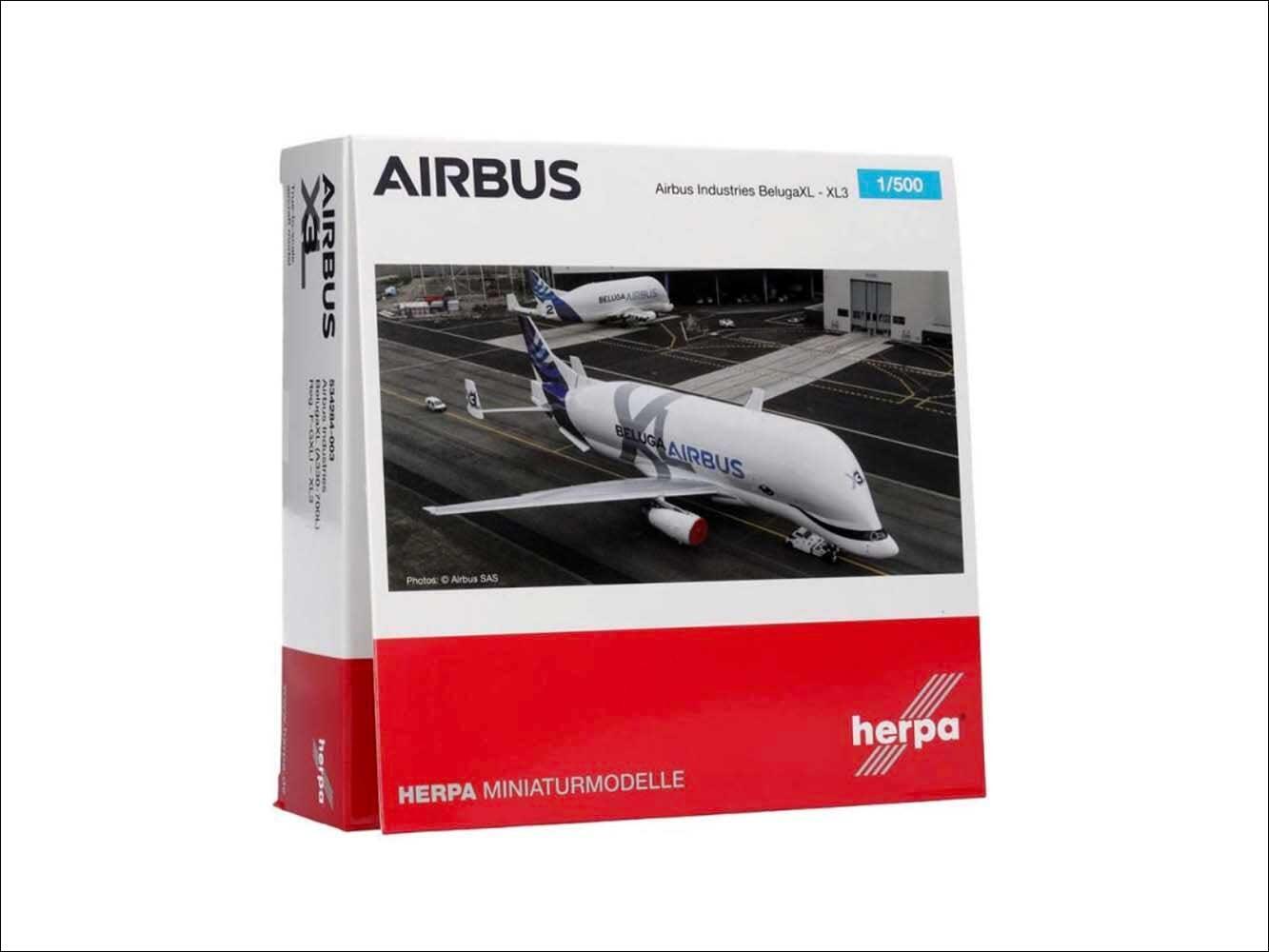 Beluga Airbus XL Airplane Model 1:500