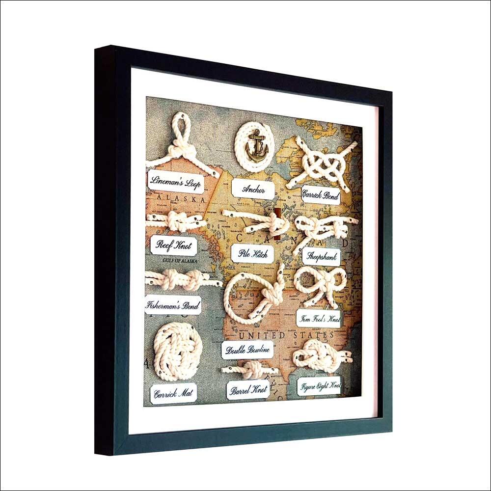 Marine Knots with North America Map