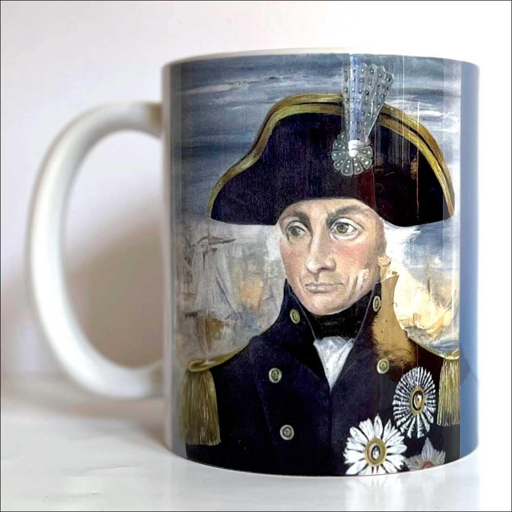 Unique British History Gift Admiral Nelson Mug