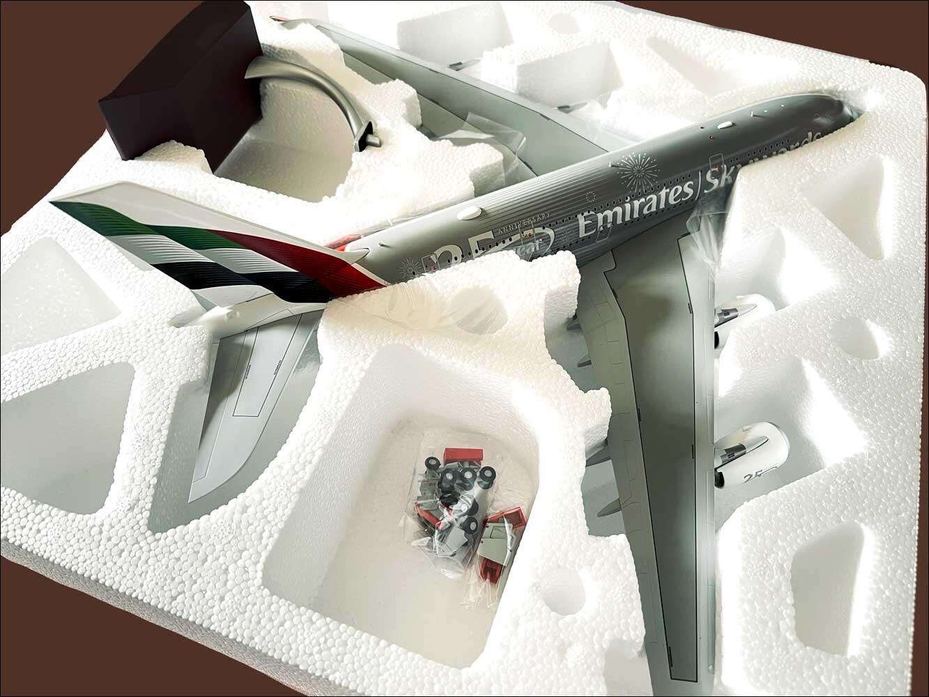 Diecast A380 model the ideal gift for frequent flyers and Emirates admirers
