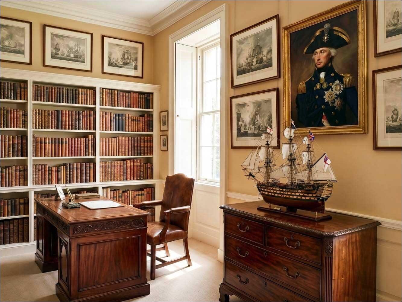 HMS Victory wooden replica