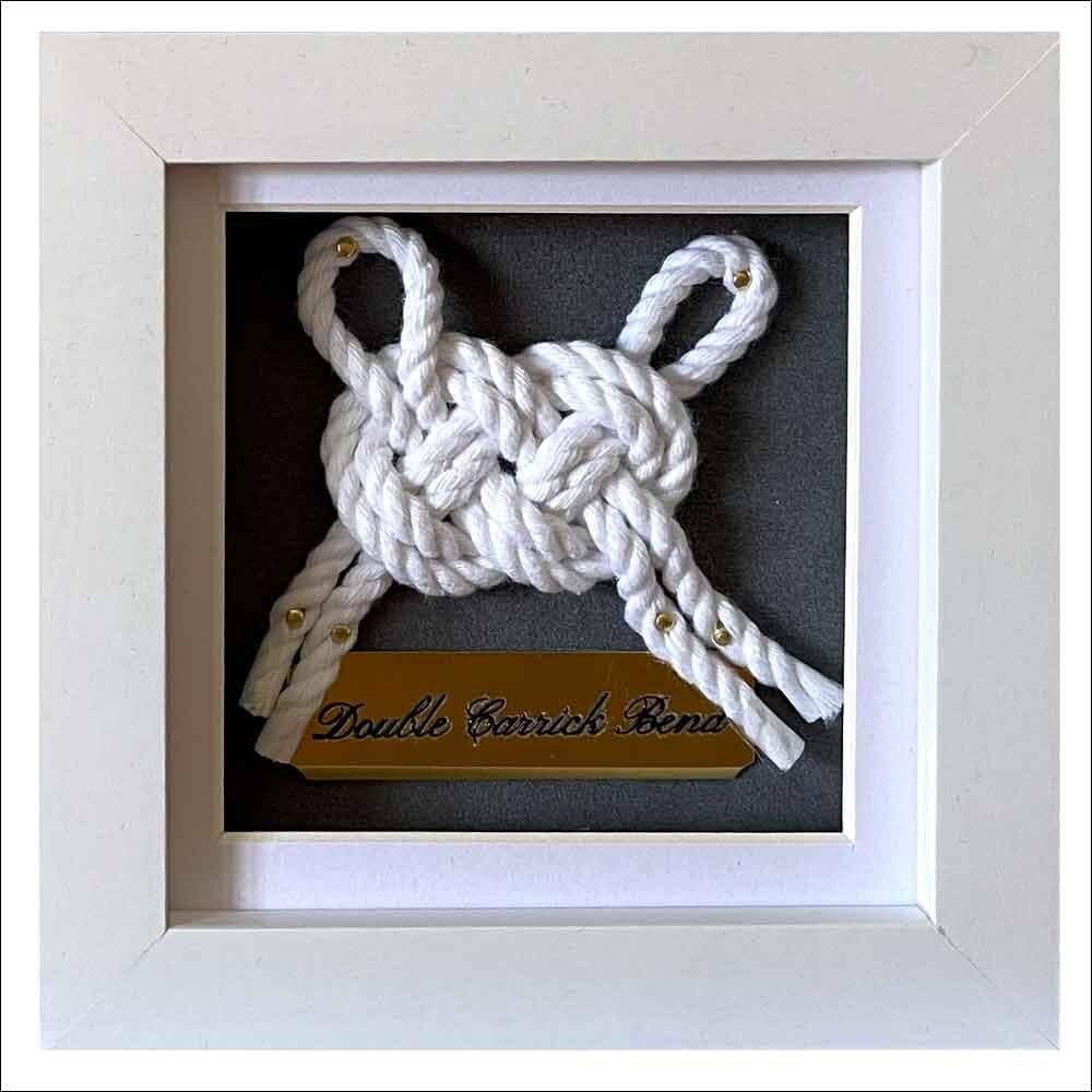 Decorative Double Carrick Bend knot board