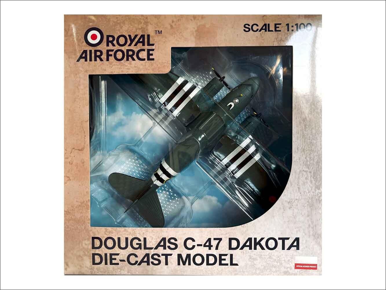 RAF Douglas C-47 Dakota Airplane Model 1:100