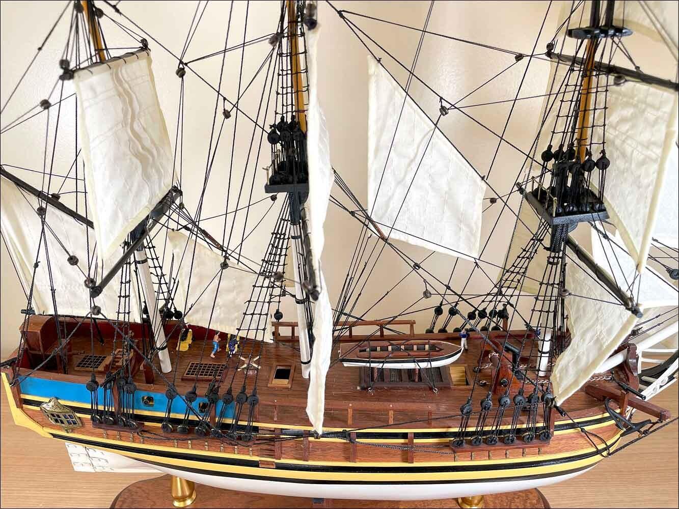 Assembled ship model of the Bounty for sale UK