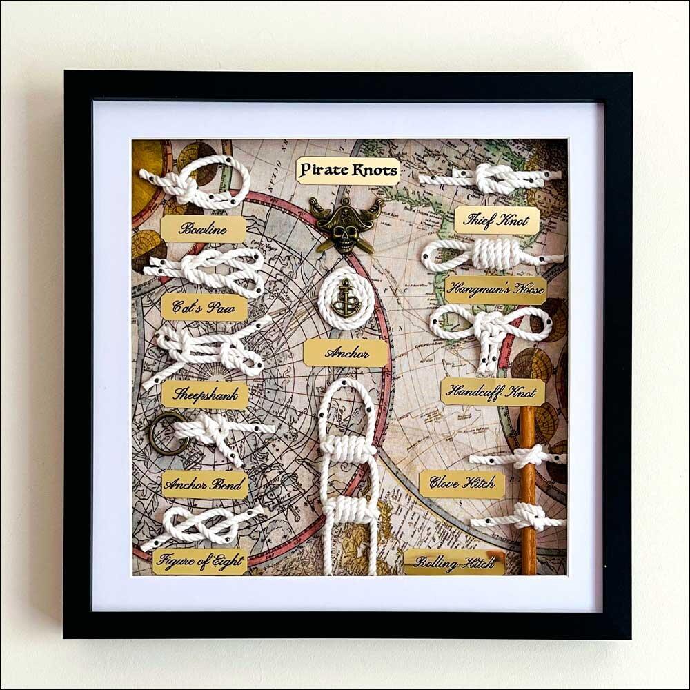 Pirate themed decoration for the wall