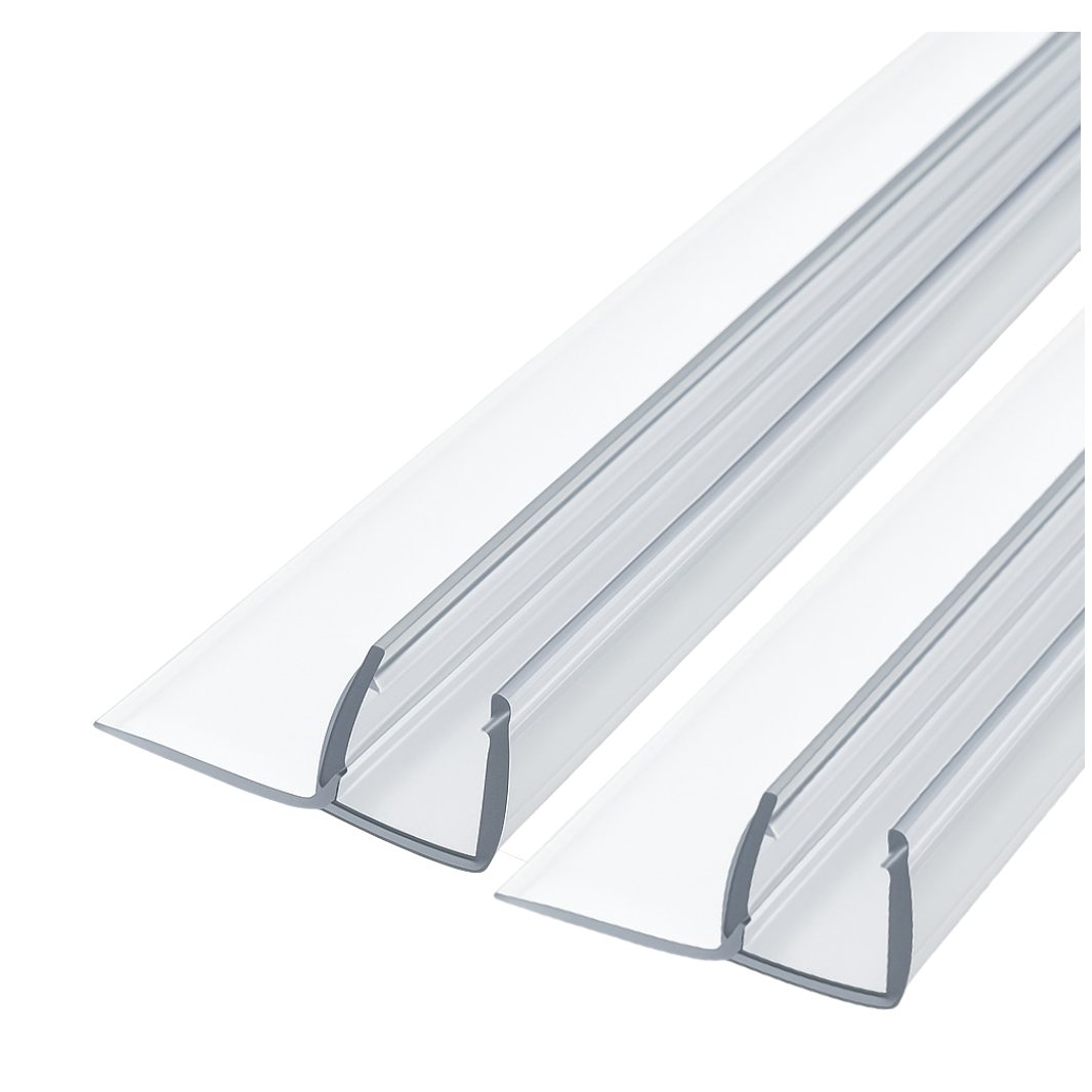 Vertical shower seals