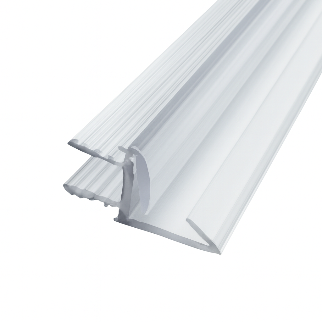 Glide vertical frame shower seal