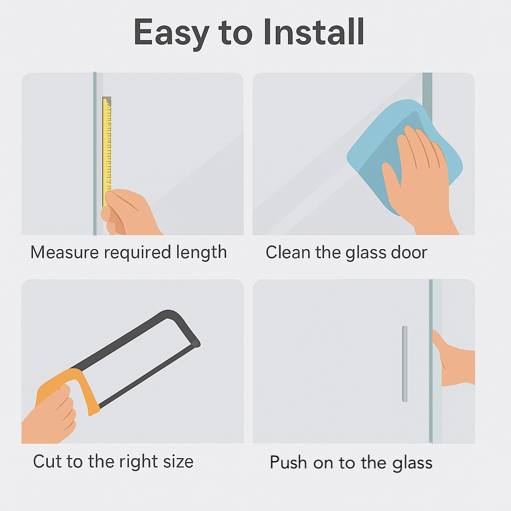 How to fit a shower seal