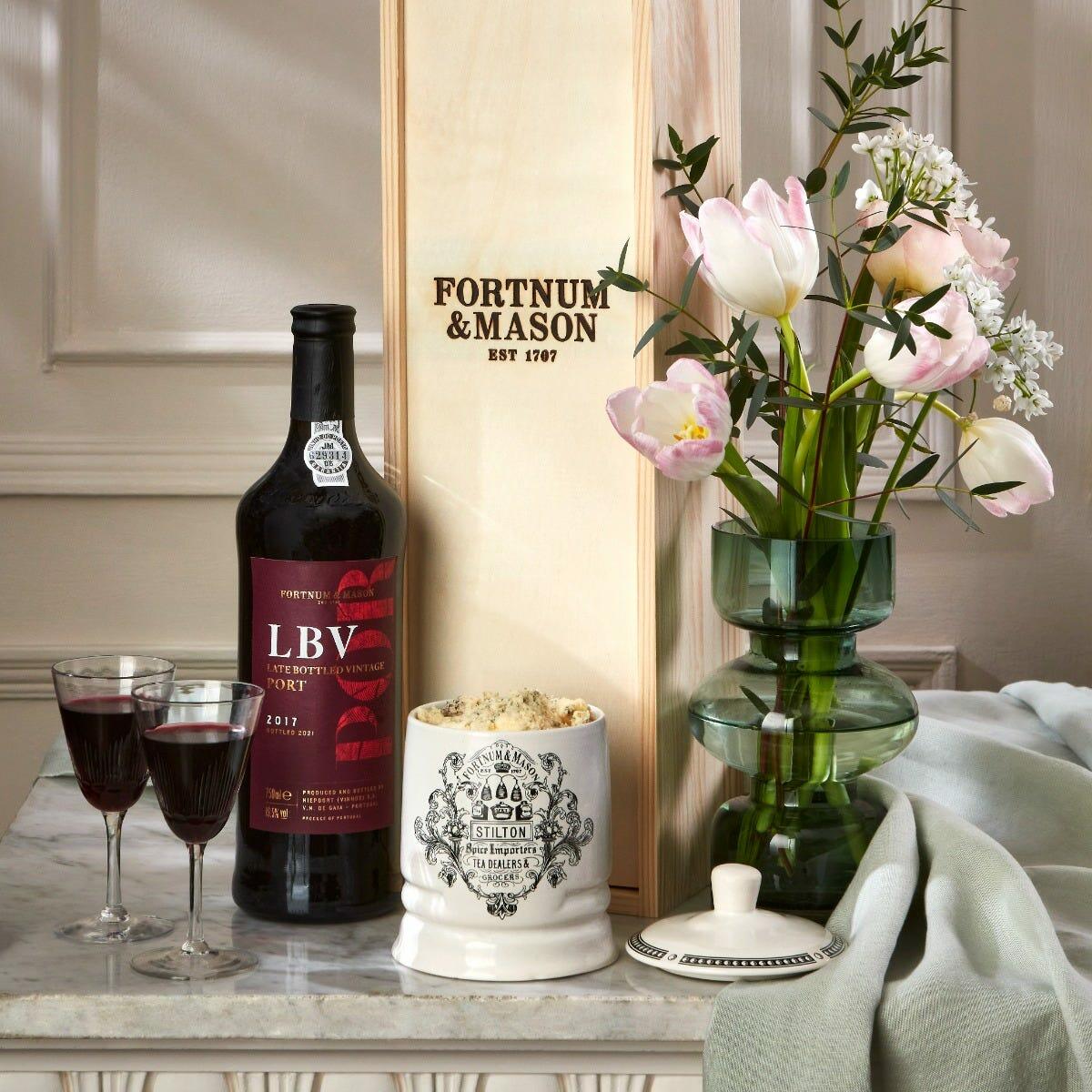 The Port & Stilton Gift Box, Fortnum & Mason