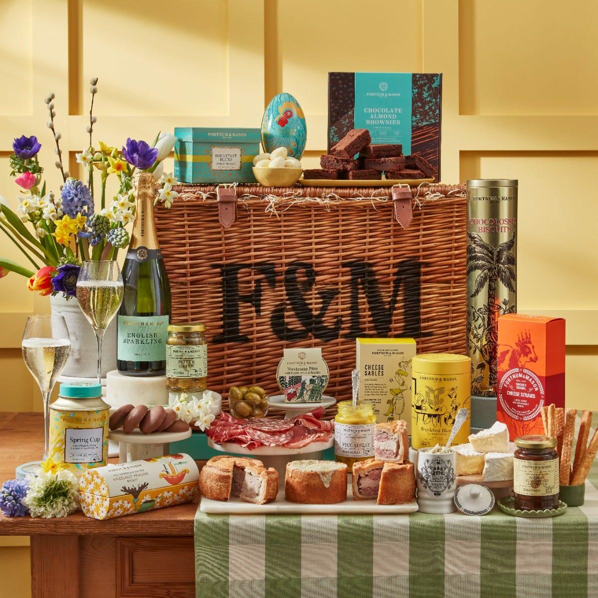 The Spring Feast Hamper, Teas, Wines, Truffles, Cheese, Fortnum & Mason