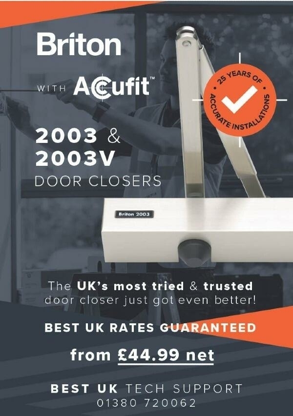 Briton 2003 & 2003V Door Closers