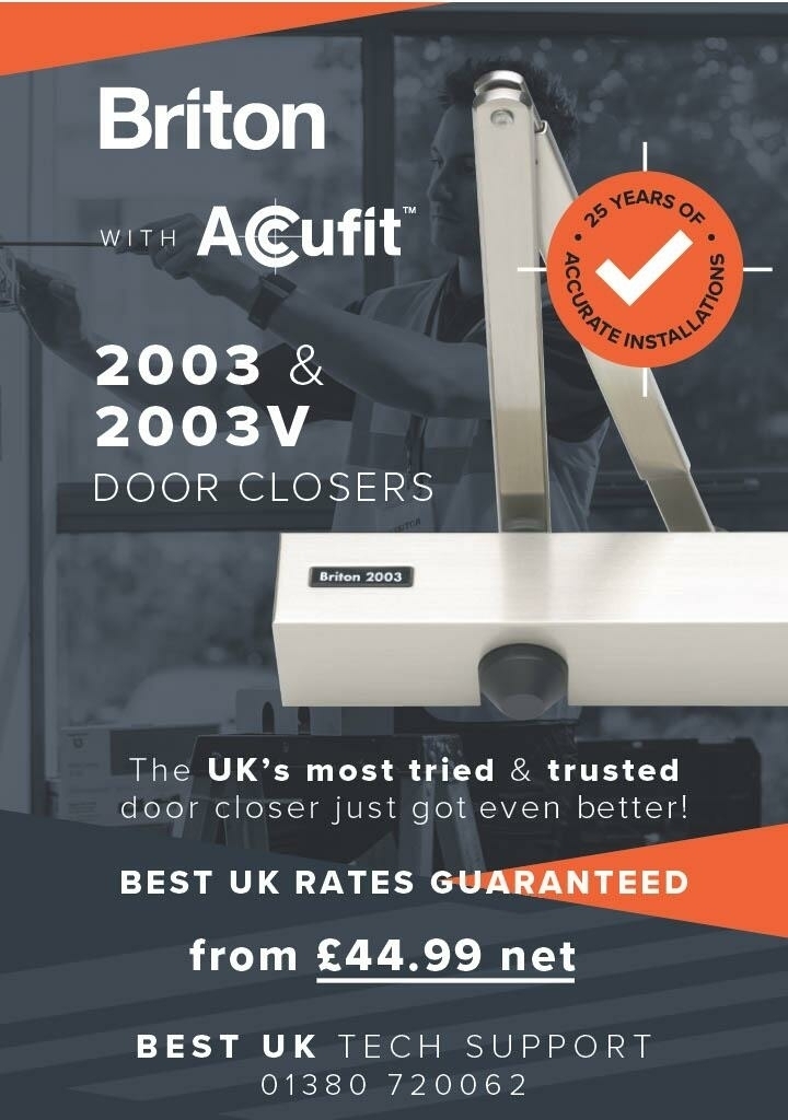 Briton 2003 & 2003V Door Closers